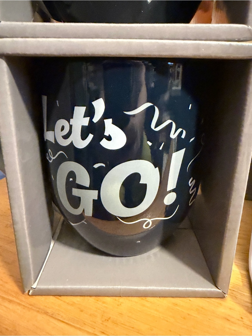 Penn State Let's Go! Navy Ceramic Mug 18 oz